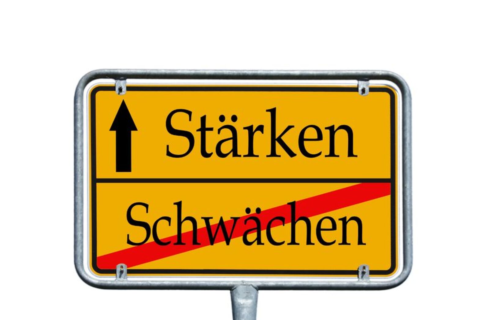 Was gebe ich zur Antwort, wenn mir die Frage über meine Schwächen